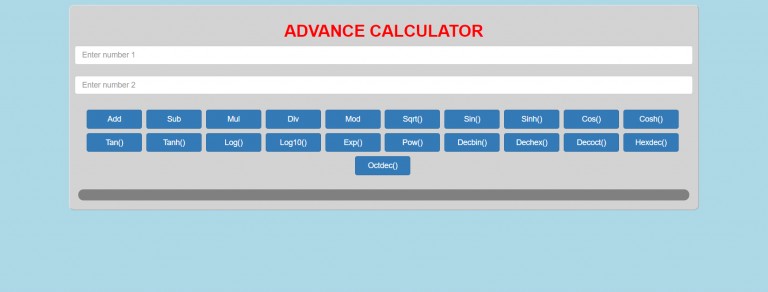image of advance calculator
