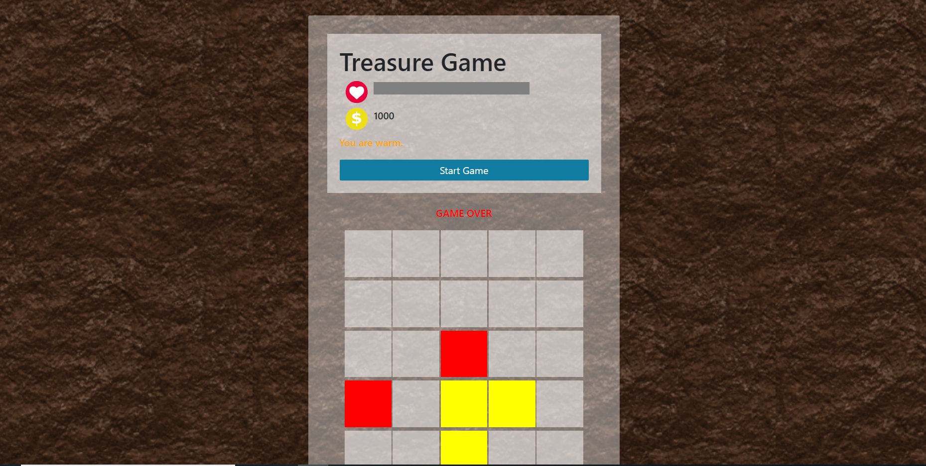 image of Treasure Game