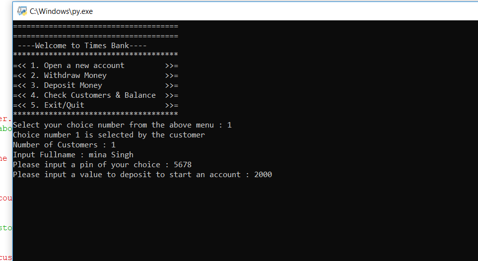 Simple Banking System In Python With Source Code Source Code Projects