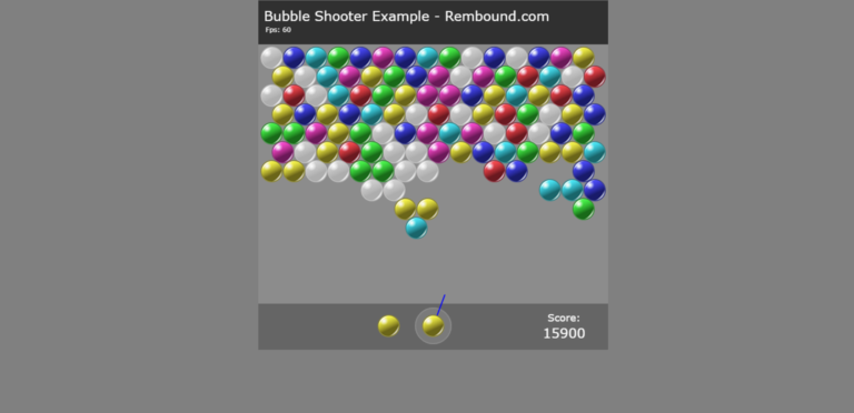 image of bubble shooter