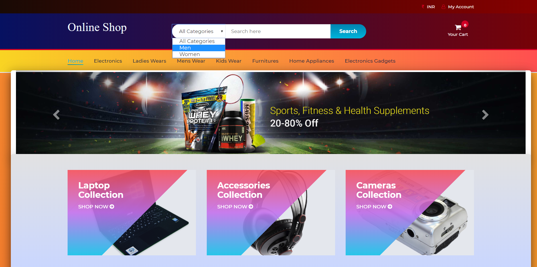 Screenshot 91 - ONLINE SHOPPING SYSTEM IN PHP WITH SOURCE CODE