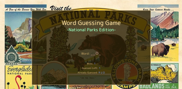 image of word guess game