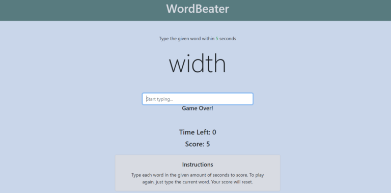 image of WordBeater