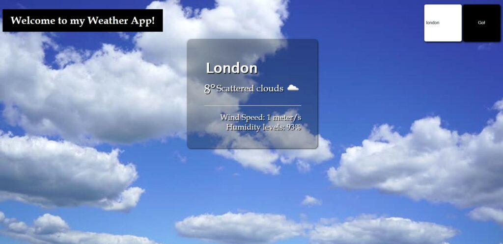 image of weather app