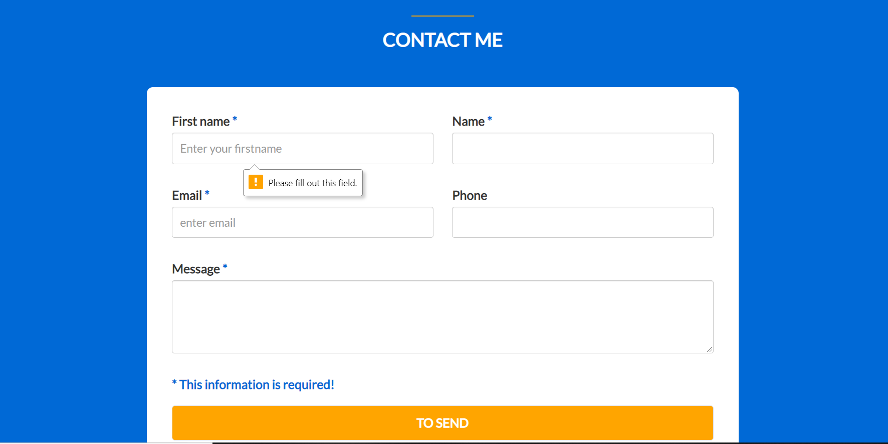 SIMPLE CONTACT FORM IN PHP WITH SOURCE CODE