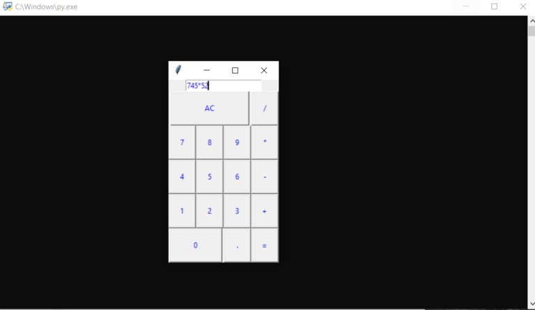 image of simple calculator