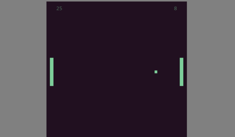 image of pong game