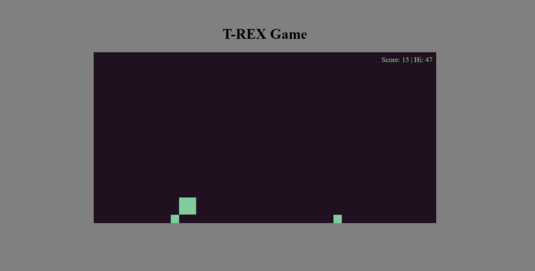 image of t-rex game