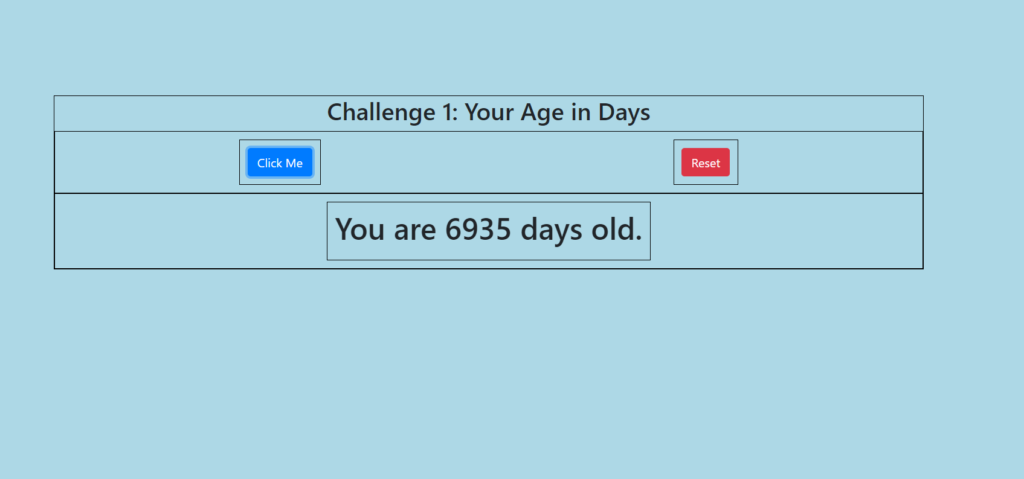 age in days