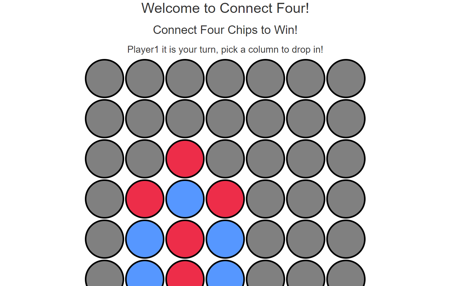 CONNECT FOUR IN JAVASCRIPT WITH SOURCE CODE