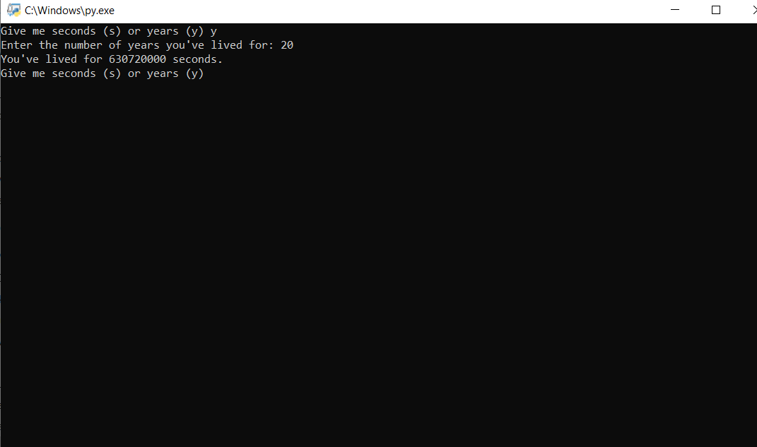 Capture1 4 - Age In Years Or Seconds In Python With Source Code