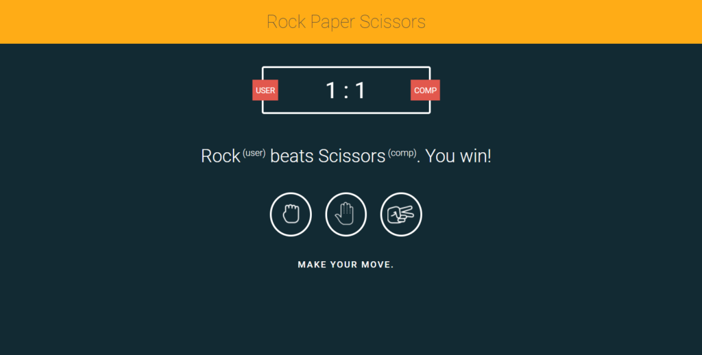 rock paper scissors