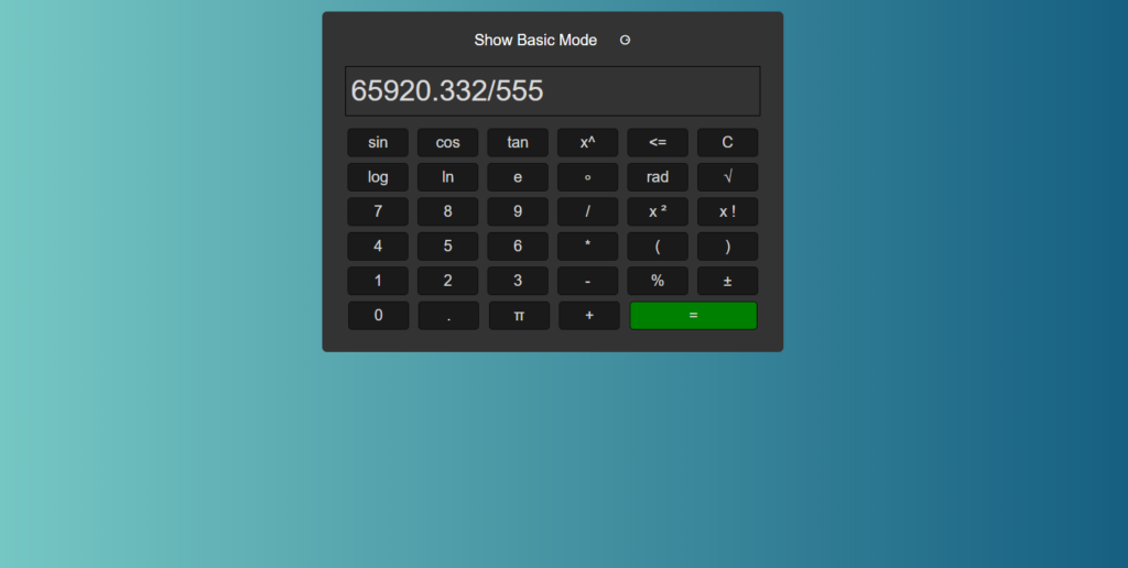 scientific calculator