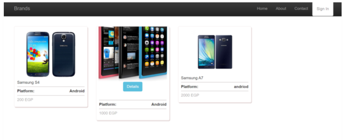 Mobile Shop in php