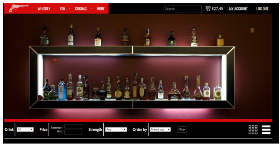 Jonnys Liquor IN PHP, CSS, JavaScript, AND MYSQL | FREE DOWNLOAD