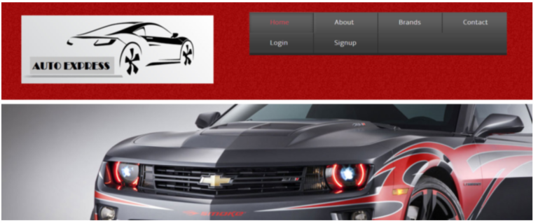 Car Showroom in php