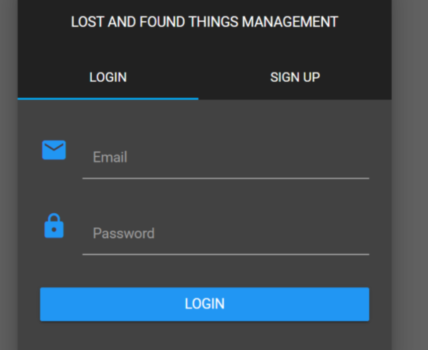 Lost and Found Thing Management IN PHP, CSS, JavaScript, AND MYSQL ...