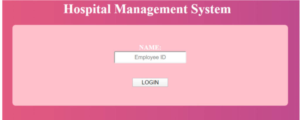 hospital management system project in java and mysql