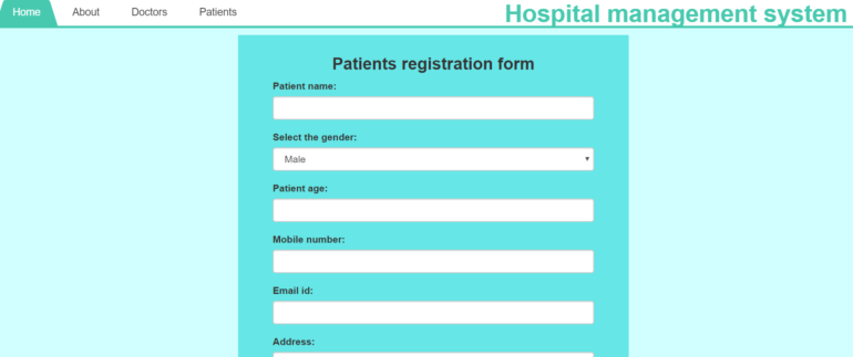 hospital management system project in java netbeans with source code