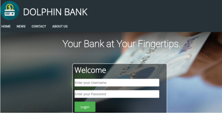Online Bank in php