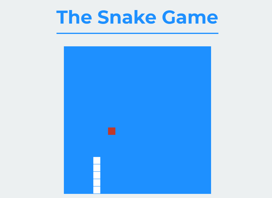 Snake Adventure Game in JavaScript Free Source Code