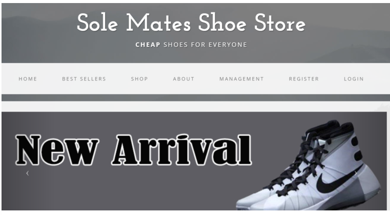 Online Shoes Store in php