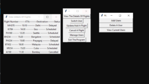 Flight Management In Python With Source Code - Source Code & Projects