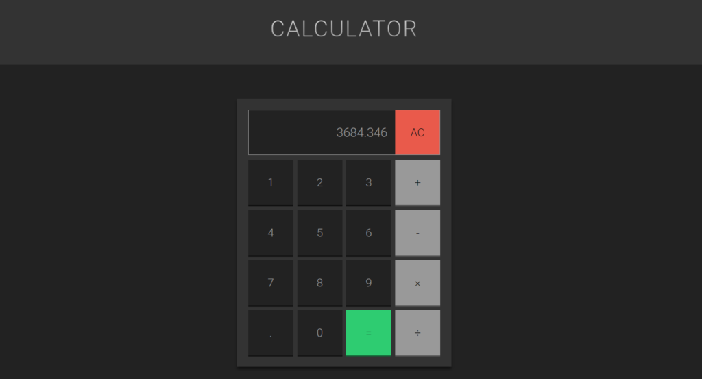 javascript calculator