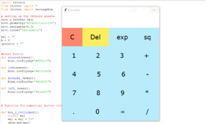 Calculator App In Python With Source Code - Source Code & Projects