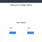 Magic Notes In JavaScript With Source code