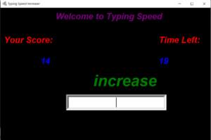 Typing speed In Python with Source code - Source Code & Projects