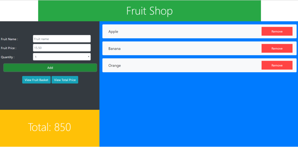 fruit shop