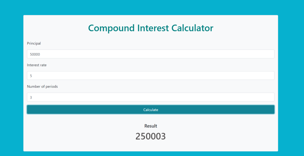 compound interest calculator