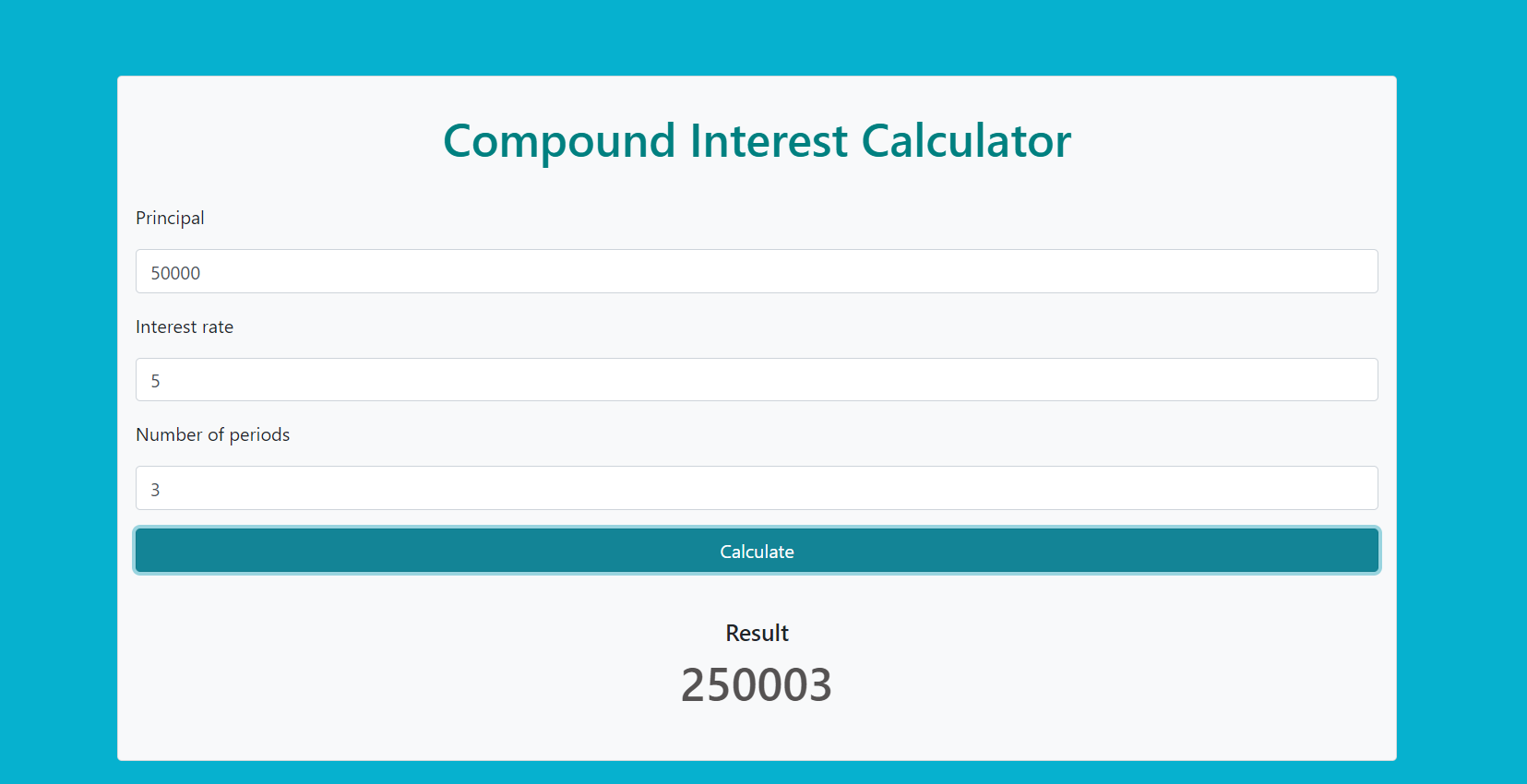 1 1 - COMPOUND INTEREST CALCULATOR IN JAVASCRIPT WITH SOURCE CODE