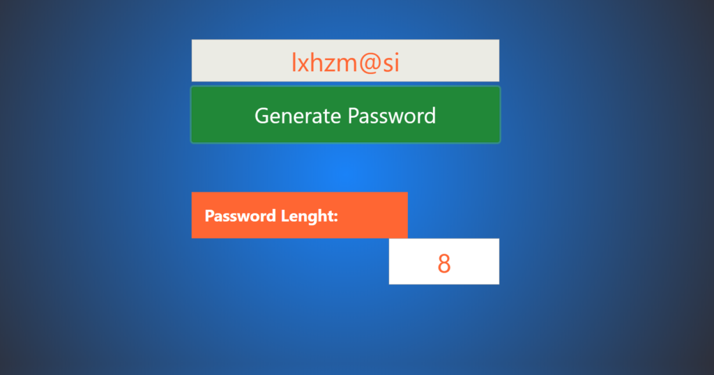 random password generator