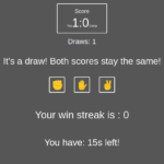 Rock Paper Scissors Game in JavaScript with Source Code