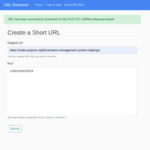 URL Shortener Using Django Framework