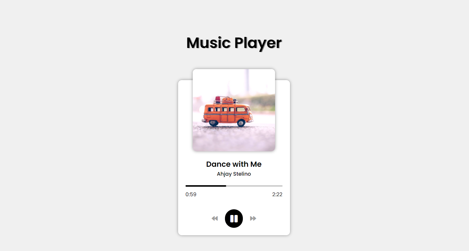mp - MUSIC PLAYER IN JAVASCRIPT WITH SOURCE CODE