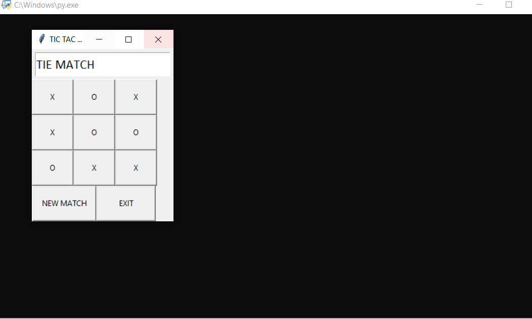 Tic Tac Toe Python Project