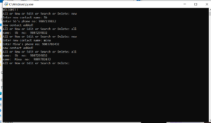 Contact Management In Python With Source Code - Source Code & Projects
