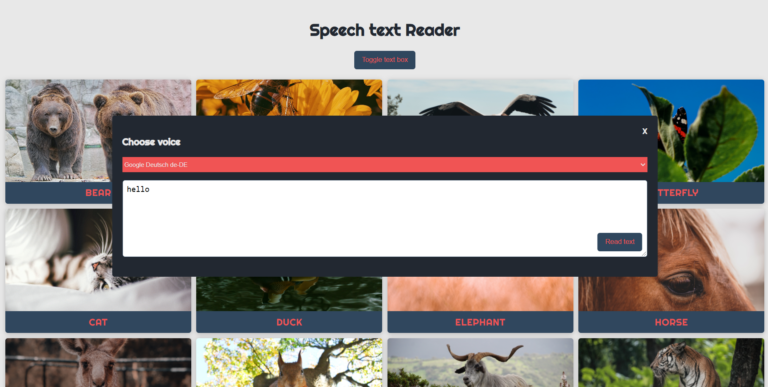 speech text reader