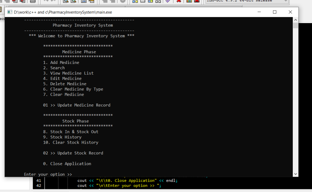 pharmacy inventory system