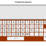 Virtual Keyboard In JavaScript with Source Code