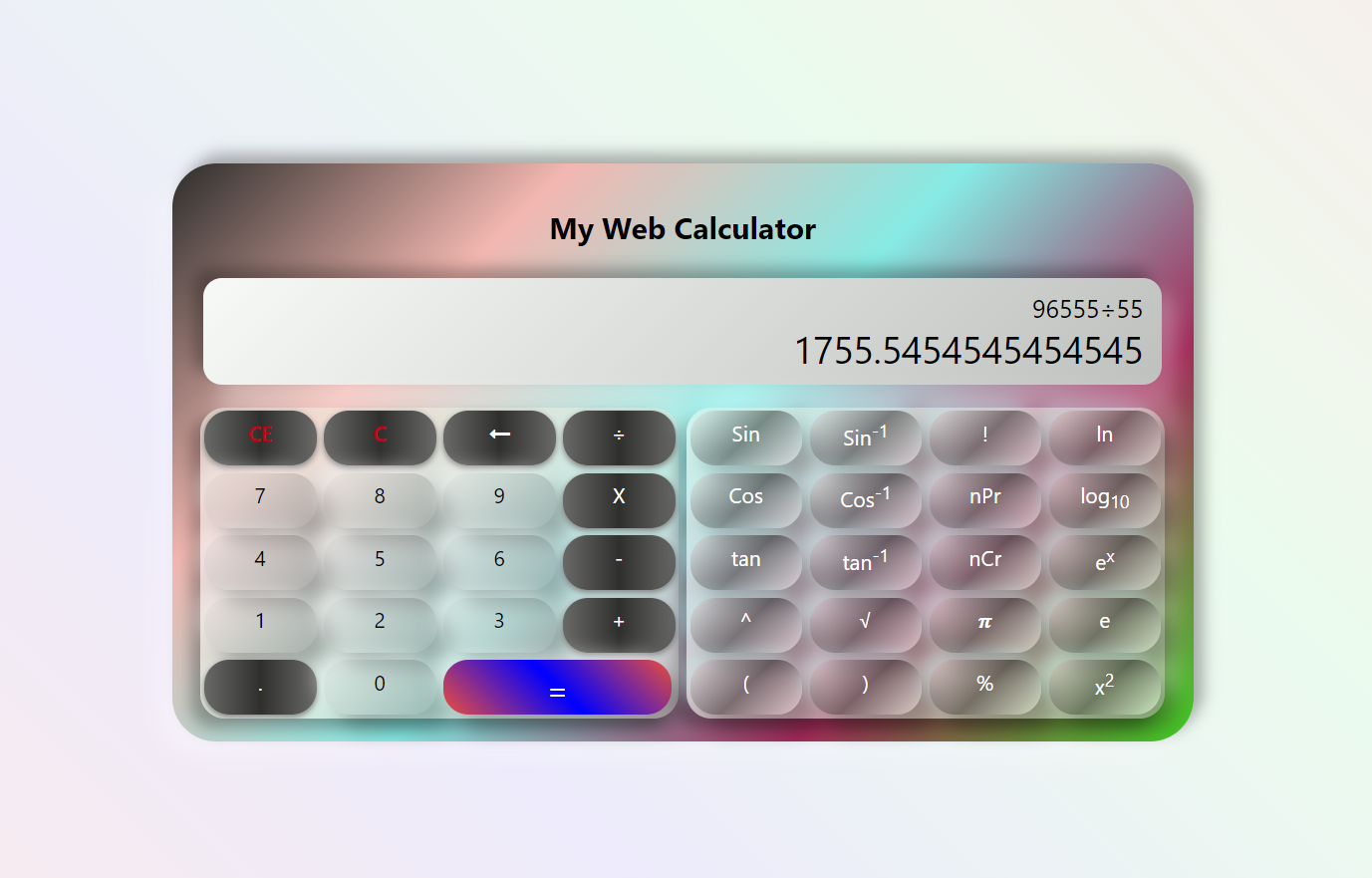 web calculator