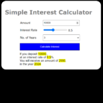 Simple Interest Calculator In JavaScript With Source Code
