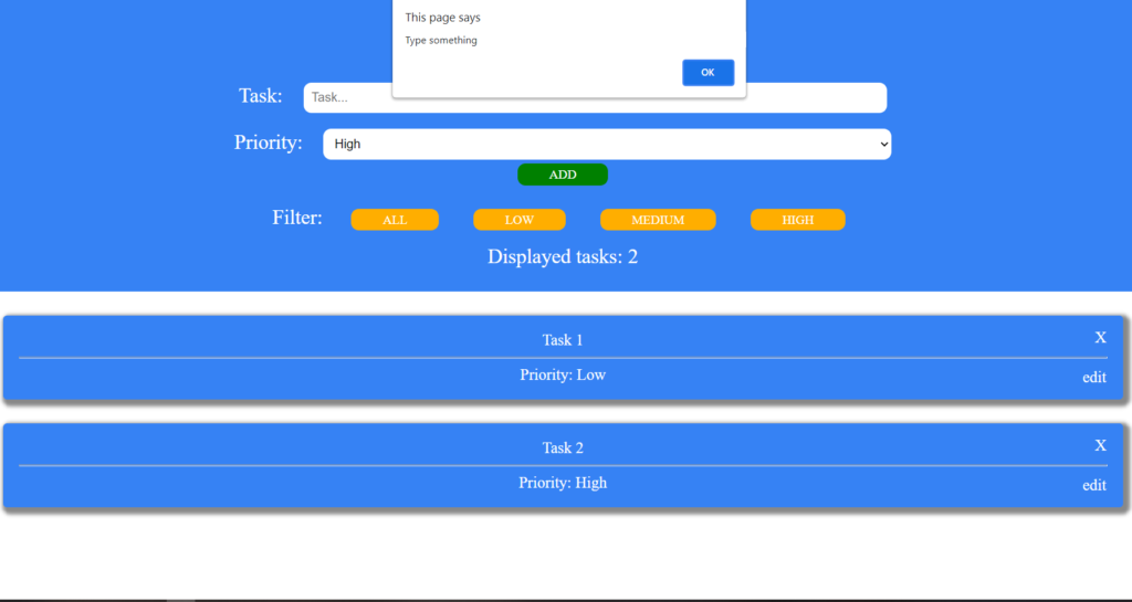 task record system