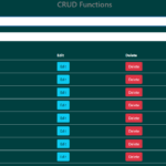 CRUD Operations In JavaScript With Source Code