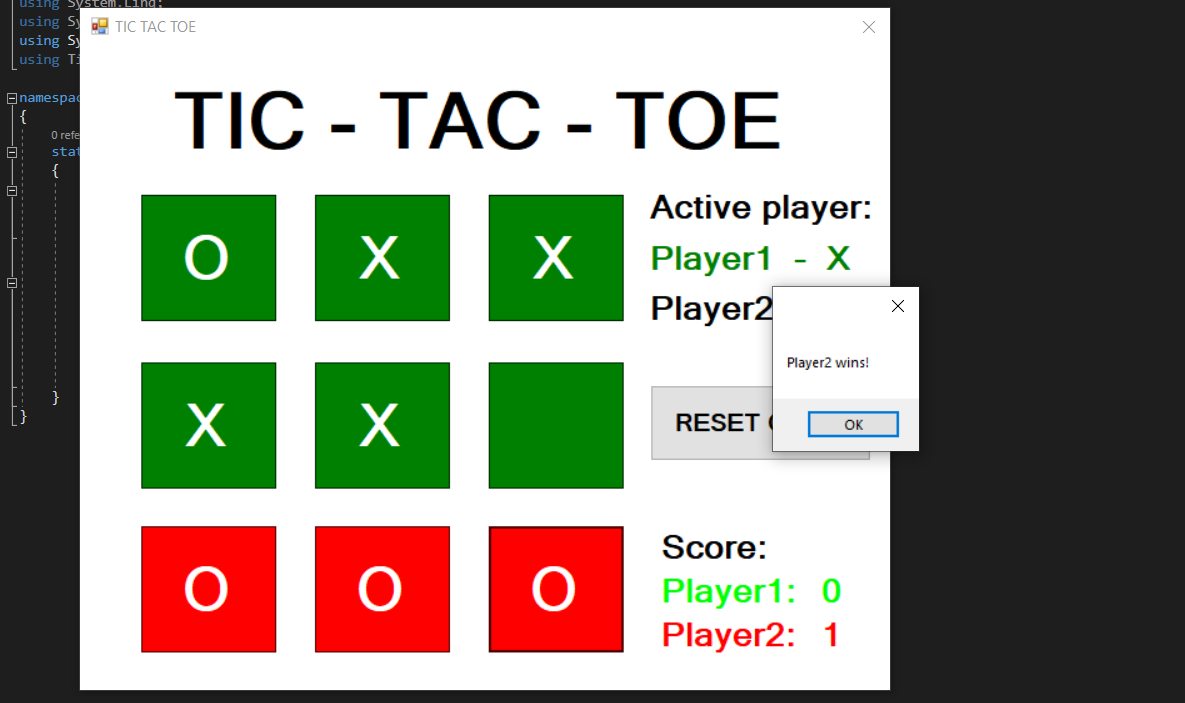 TIC TAC TOE Game In C# With Source Code - Source Code & Projects