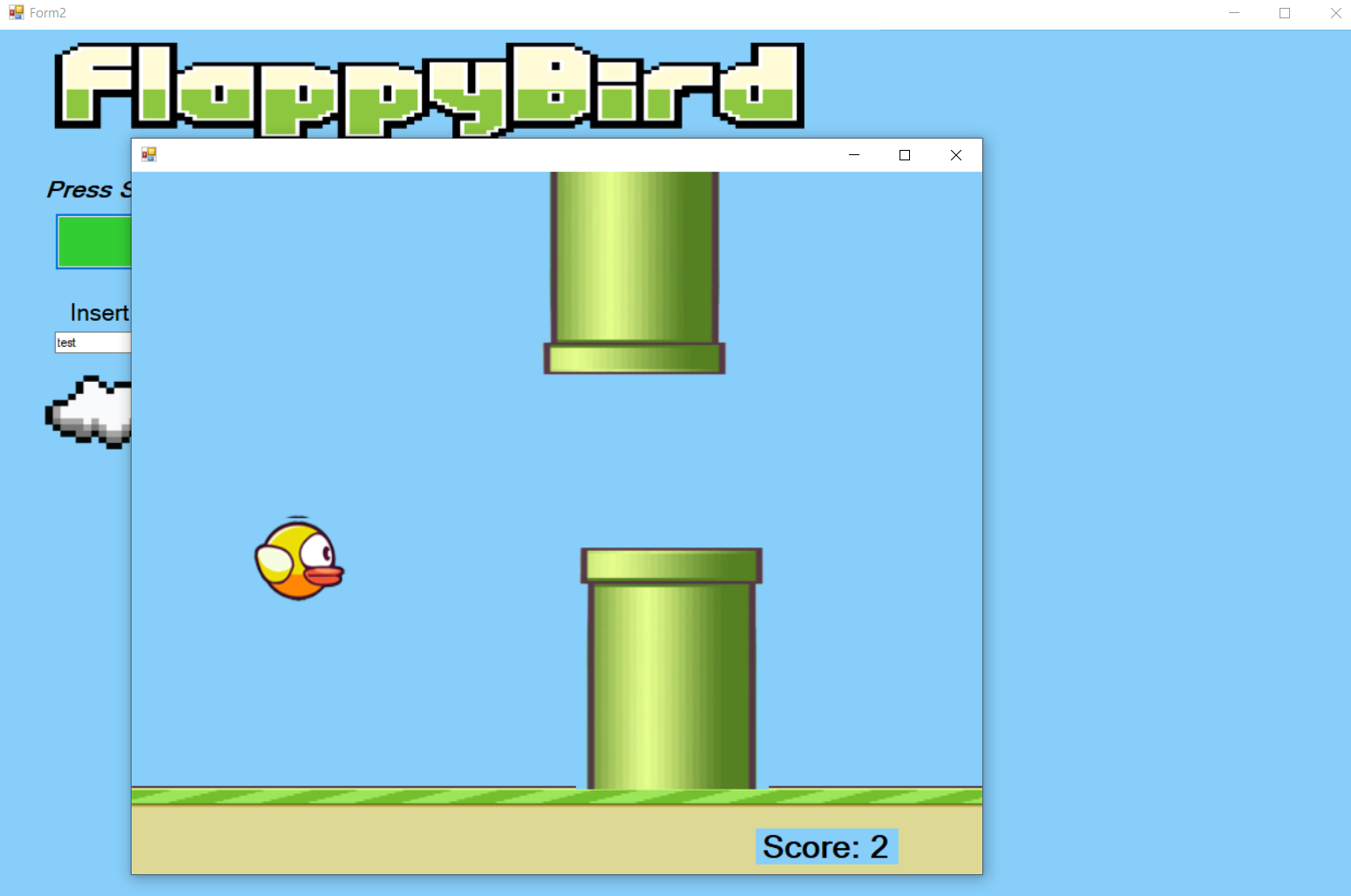 flappy bird code java greenfoot