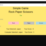 Rock Paper Scissor In GUI Python With Source Code